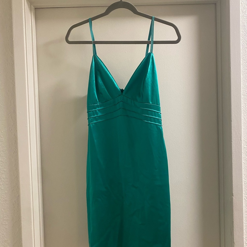 Elegant Teal Dress